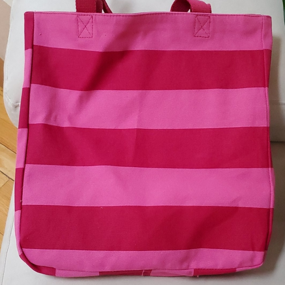 Gap Kids Reversible Pink and Red Canvas Tote - Picture 3 of 3